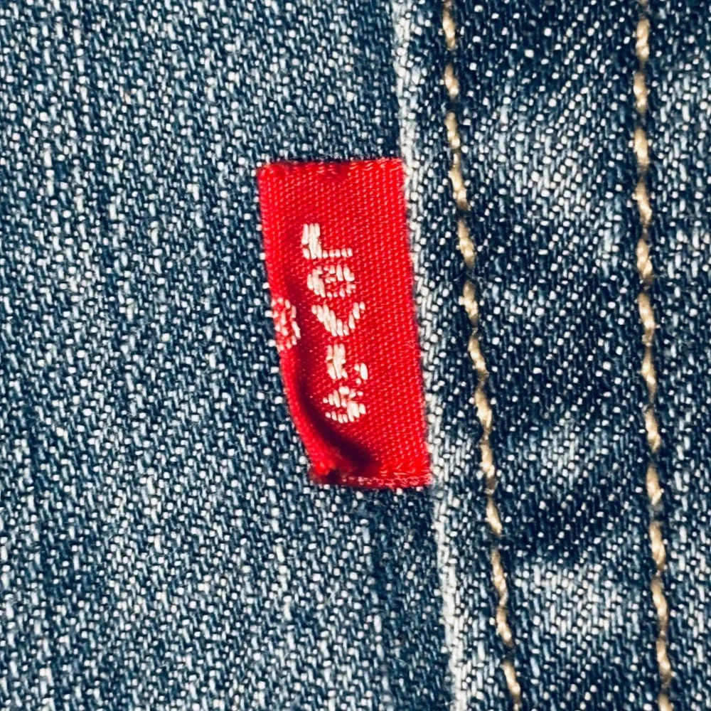 Levis 514 Slim Straight Jeans Mens 42x30 Blue Denim Medium Wash‎